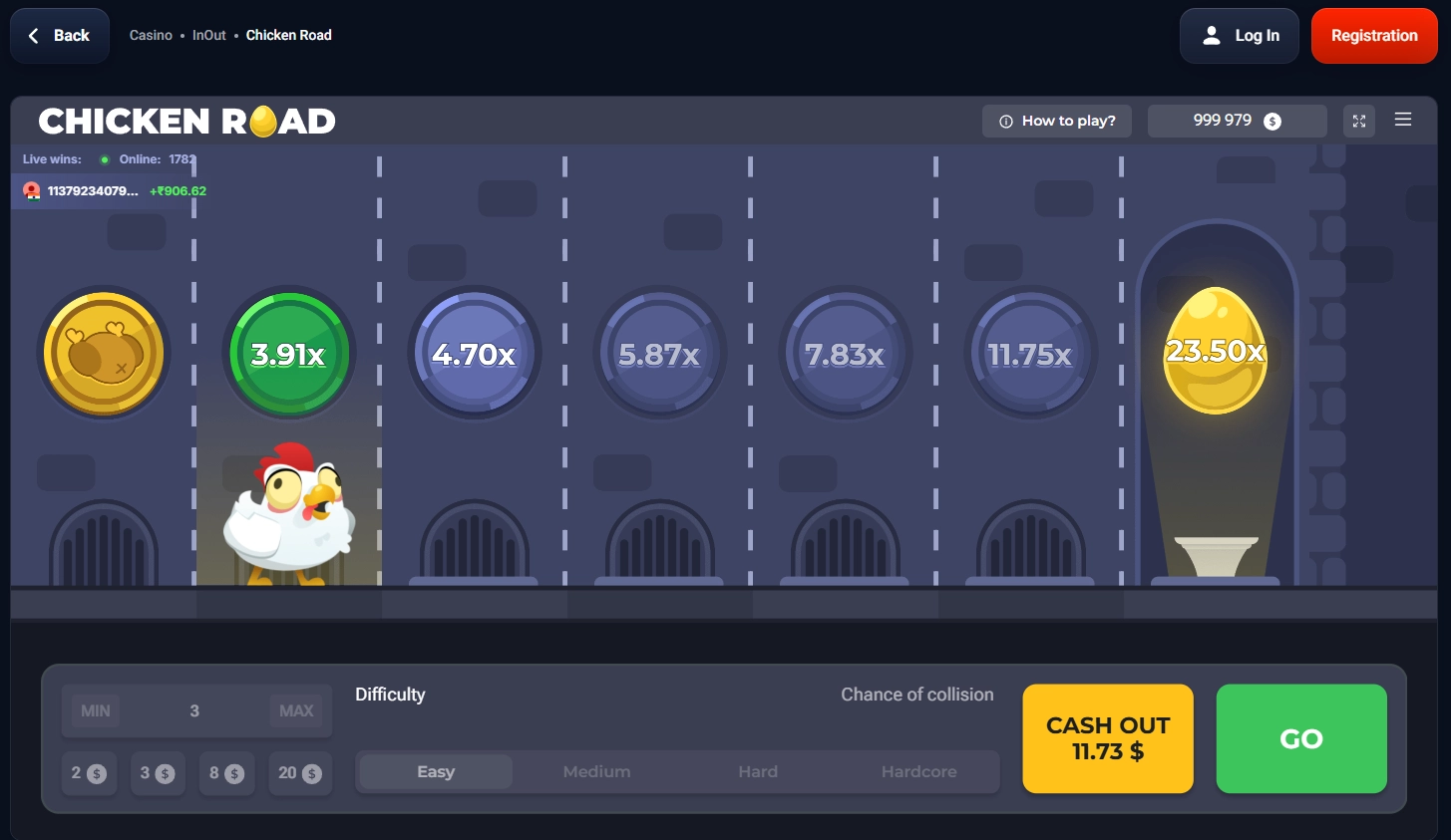 Bankroll management — Chicken Road TopX