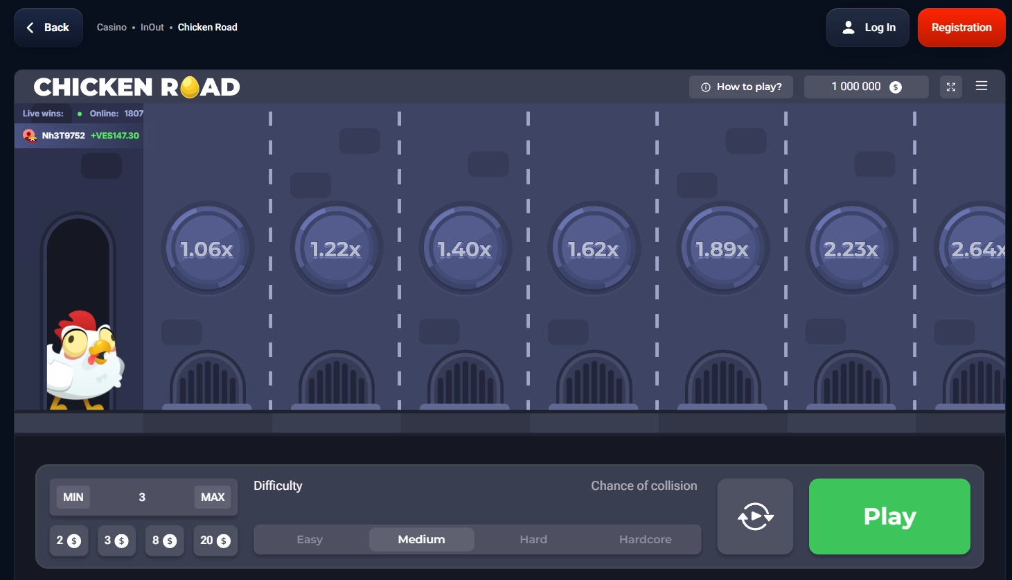 Chicken Road at TopX Casino – overview — Chicken Road TopX